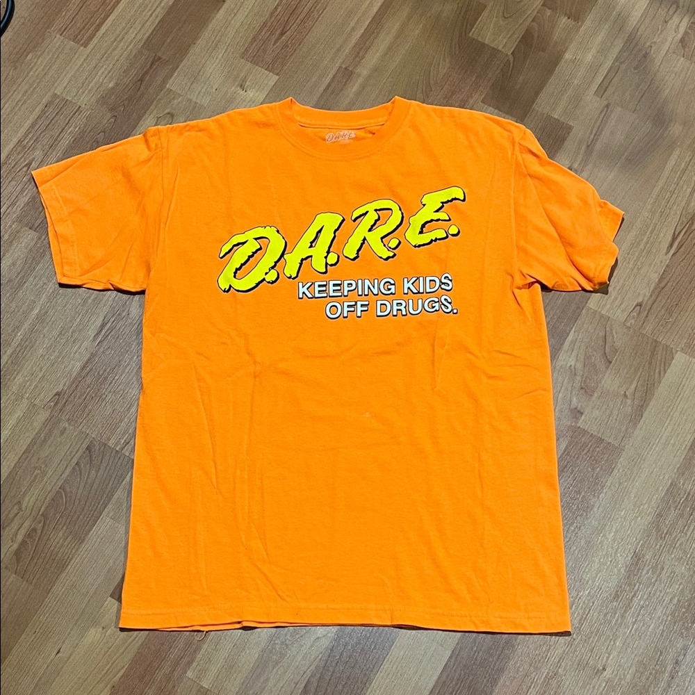 3/$20 D.A.R.E. Orange T-Shirt for Men